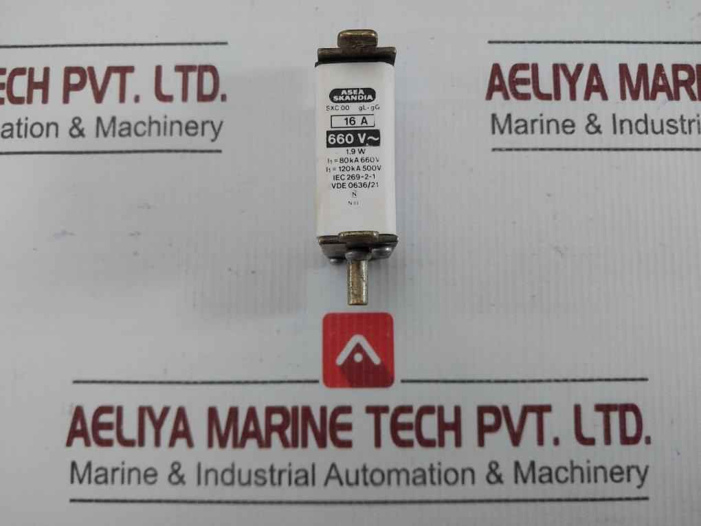 Asea Skandia High Rupturing Capacity Fuse Sxc 00 Gl-gg