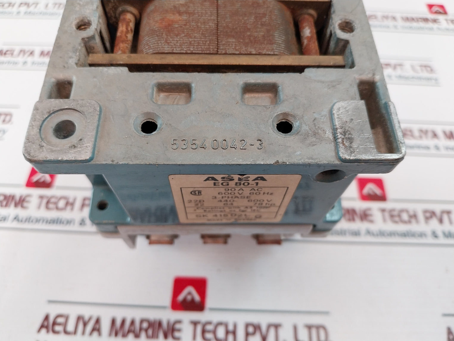 Asea EG 80-1 Contractor 90A AC 600V 60Hz