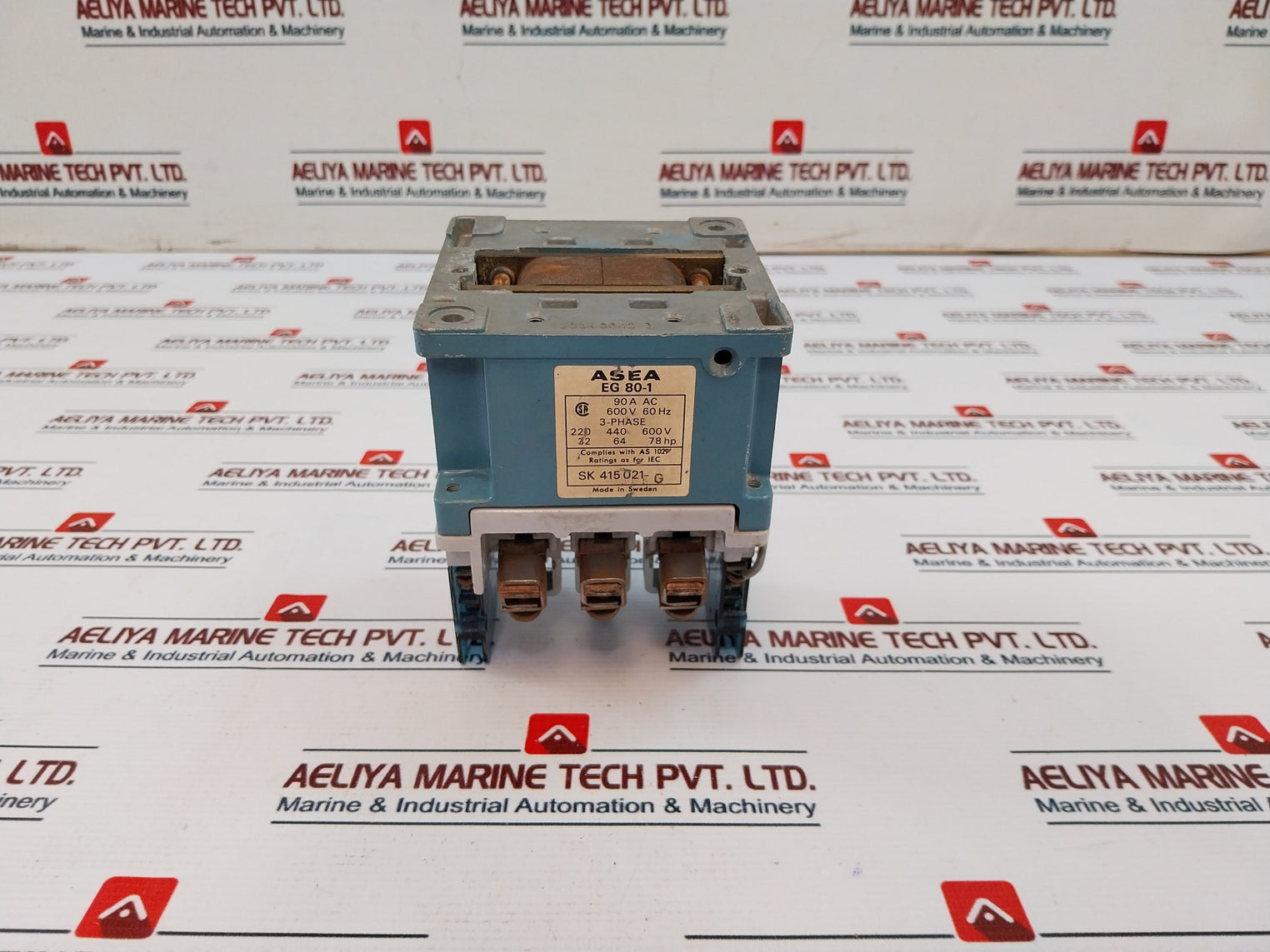 Asea EG 80-1 Contractor 90A AC 600V 60Hz