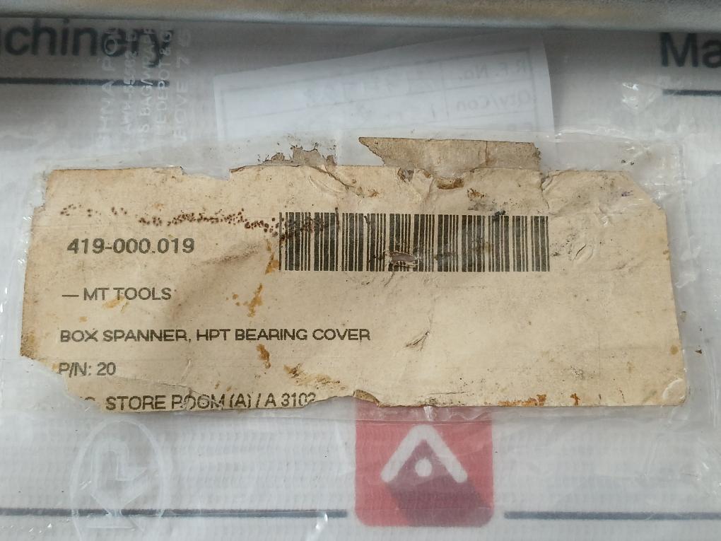 Ash Kb 30 Box Spanner Hpt Bearing Cover For Mt Tool Set &nbsp;