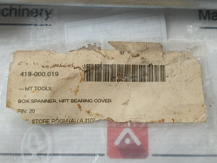 Ash Kb 30 Box Spanner Hpt Bearing Cover For Mt Tool Set &nbsp;