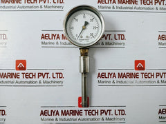 Ashcroft 1008 Pressure Gauge 0-30 Psi W/ Soldered Bronze Tube &amp; Brass Socket