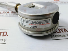 Ashcroft 1008 Pressure Gauge 0-30 Psi W/ Soldered Bronze Tube &amp; Brass Socket