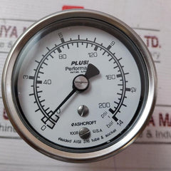 Ashcroft 238A460-01 Rev E Air Pressure Gauge 0-200 Psi