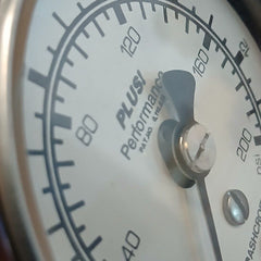 Ashcroft 238A460-01 Rev E Air Pressure Gauge 0-200 Psi
