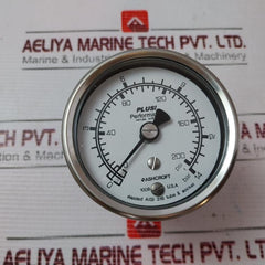 Ashcroft 238A460-01 Rev E Air Pressure Gauge 0-200 Psi