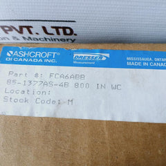 Ashcroft 250-2362b Duragauge 0-800 Fca6abb