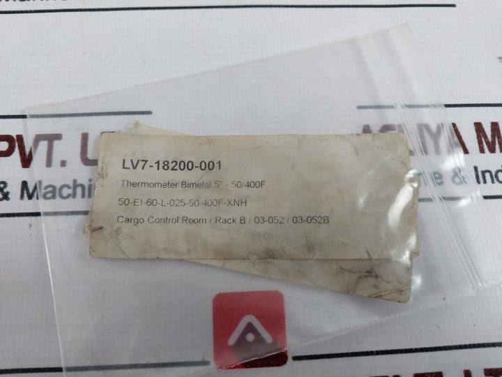 Ashcroft 50-ei-60-l-025-50/400F-xnh Bimetal Thermometer 5” 50 To 400°F