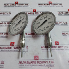 Ashcroft 50-ei-60-l-025-50/400F-xnh Bimetal Thermometer 5” 50 To 400°F