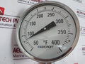 Ashcroft 50-ei-60-l-025-50/400F-xnh Bimetal Thermometer 5” 50 To 400°F
