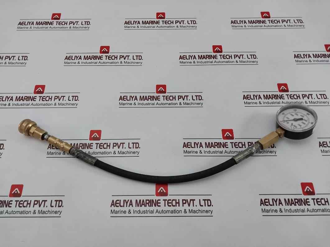 Ashcroft 593-47 Pressure Gauge With Hose 0-8000 Kpa 0-1150 Psi 30 Series