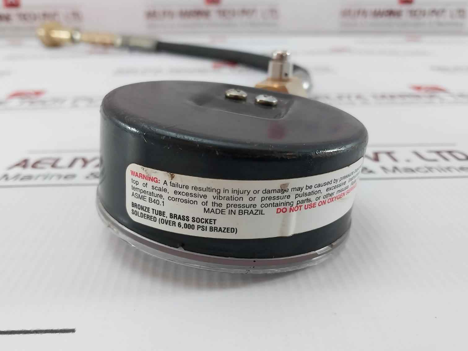 Ashcroft 593-47 Pressure Gauge With Hose 0-8000 Kpa 0-1150 Psi 30 Series