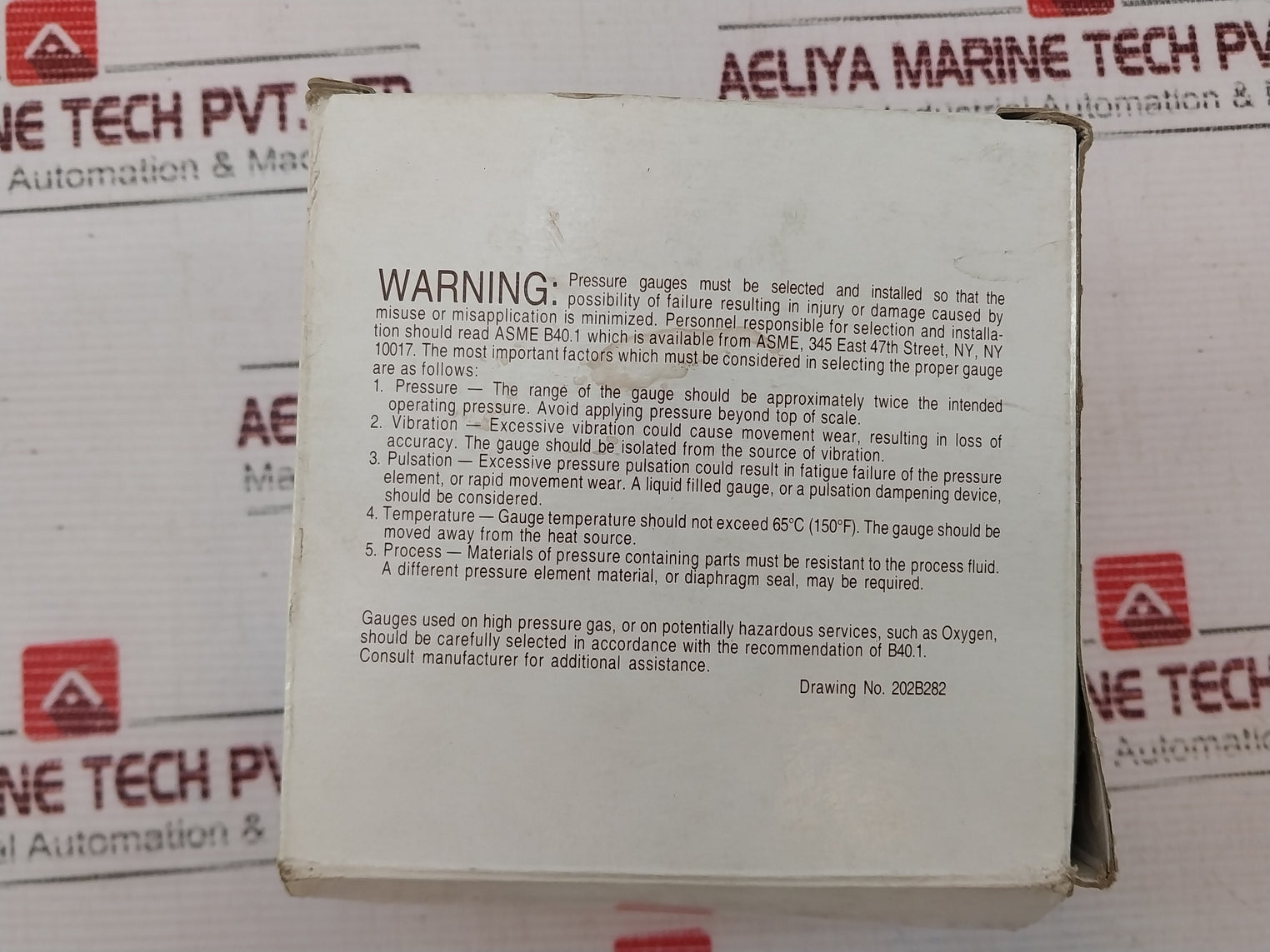 Ashcroft 63-1008-s-02B-3000#/Br-#160-03Ljllrf Pressure Gauge Kit Rev: E