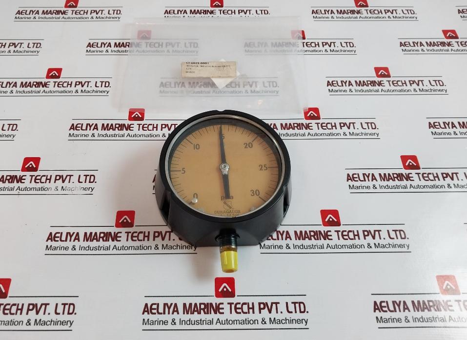 Ashcroft A.i.s.i 316  Pressure Gauge Tube Socket Range 0-30