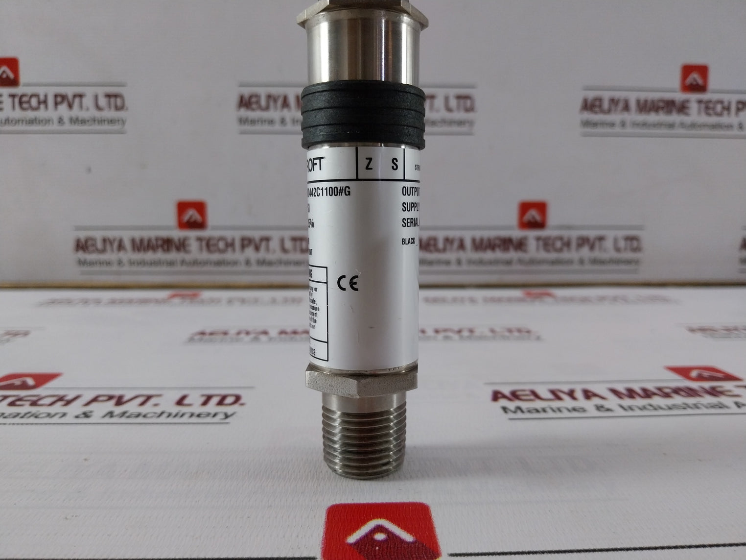 Ashcroft A2Yam0442C1100 A2 Pressure Transmitter 100Psi 12-36Vdc 4-20Ma -20°C/+85°C