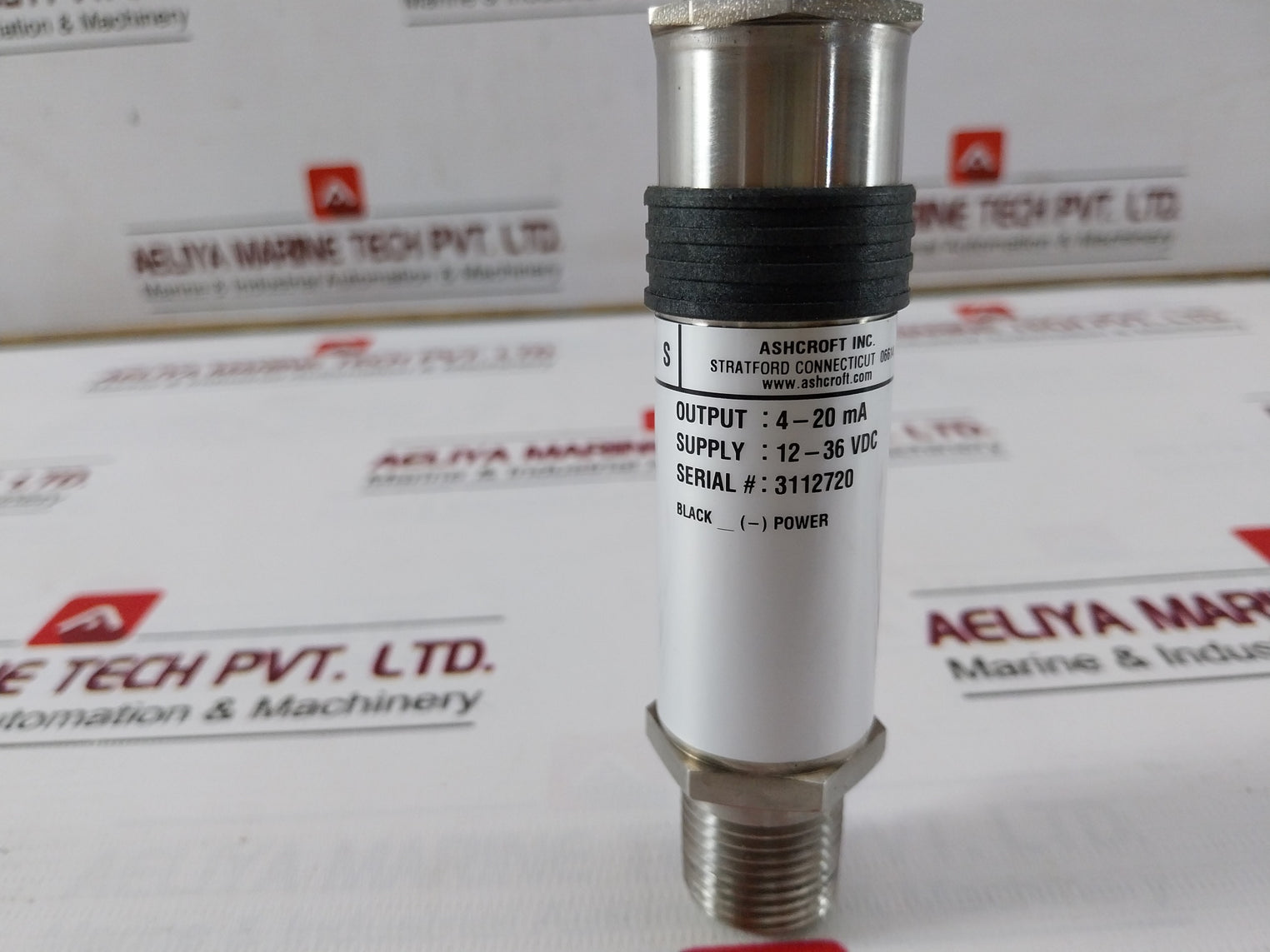 Ashcroft A2Yam0442C1100 A2 Pressure Transmitter 100Psi 12-36Vdc 4-20Ma -20°C/+85°C