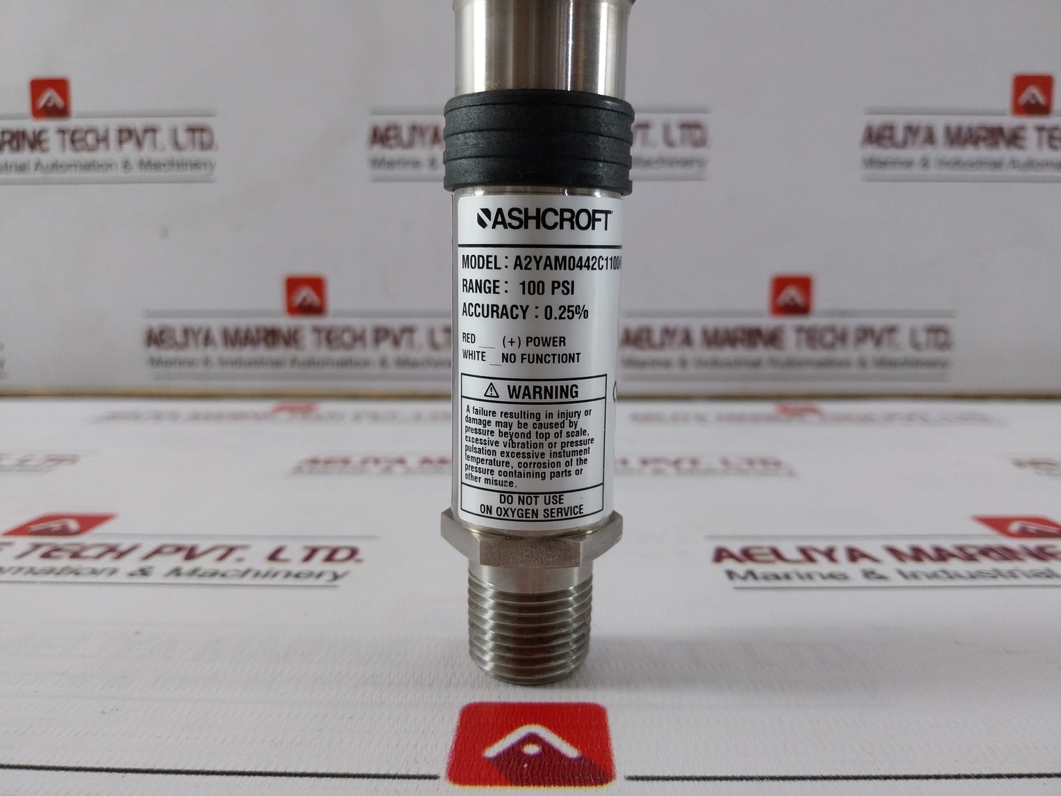 Ashcroft A2Yam0442C1100 A2 Pressure Transmitter 100Psi 12-36Vdc 4-20Ma -20°C/+85°C
