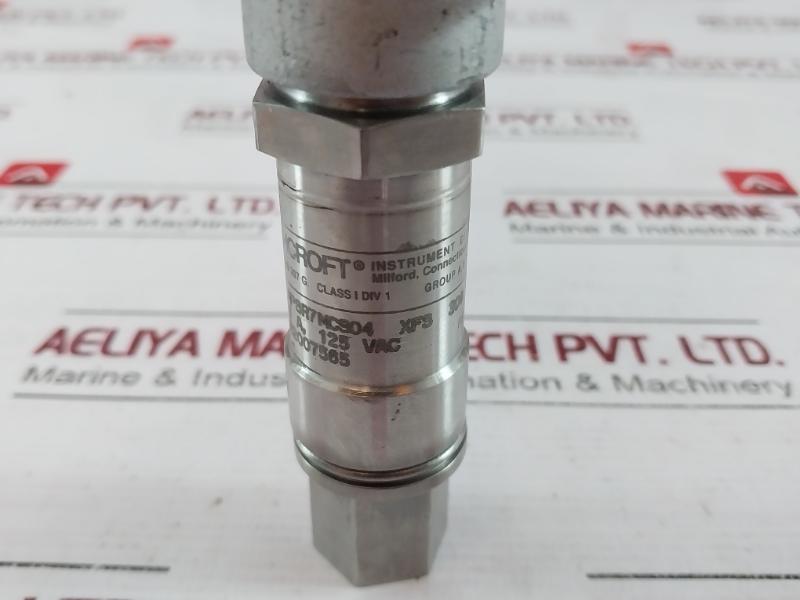 Ashcroft Apsr7Mcs04 Watertight Pressure Switch 1A 125Vac 2000 Psi Proof