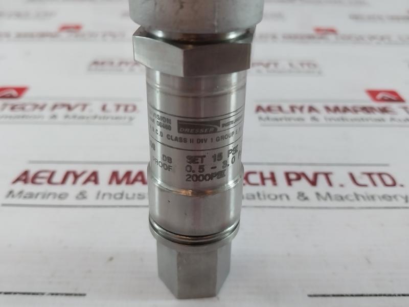 Ashcroft Apsr7Mcs04 Watertight Pressure Switch 1A 125Vac 2000 Psi Proof