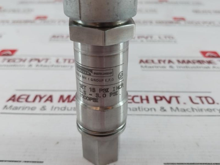 Ashcroft Apsr7Mcs04 Watertight Pressure Switch 1A 125Vac 2000 Psi Proof