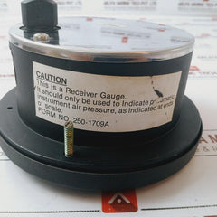 Ashcroft Duragauge 250-1709a Receiver Gauge 0-4 Psi