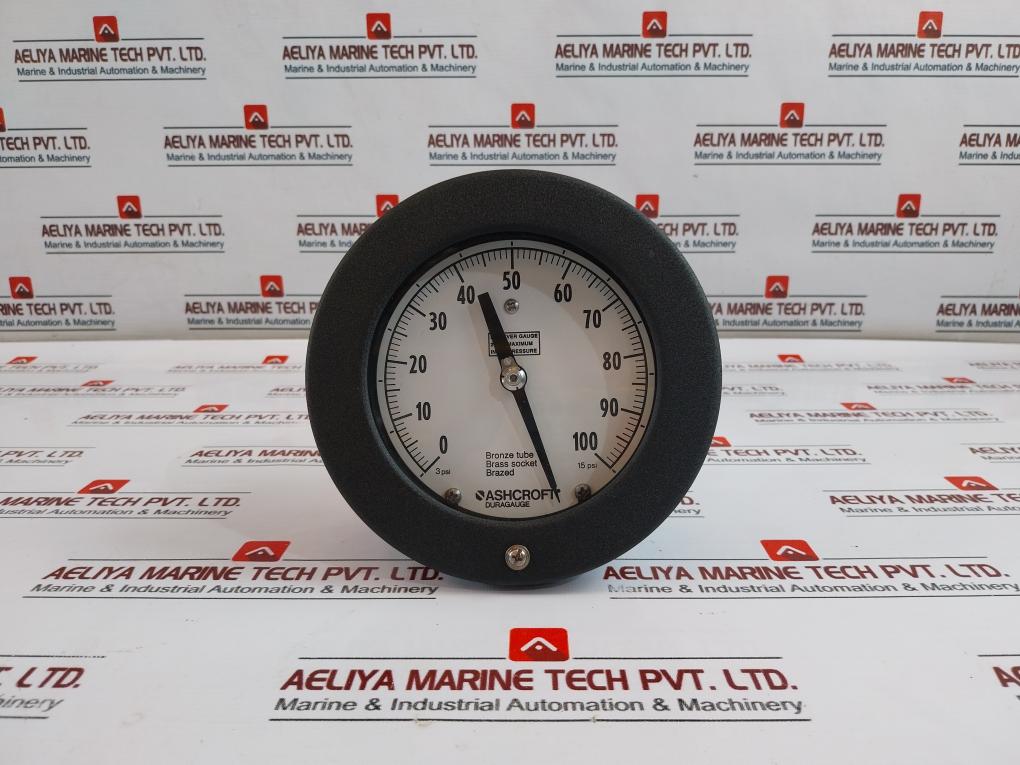 Ashcroft Receiver Gauge 25 Psi Max