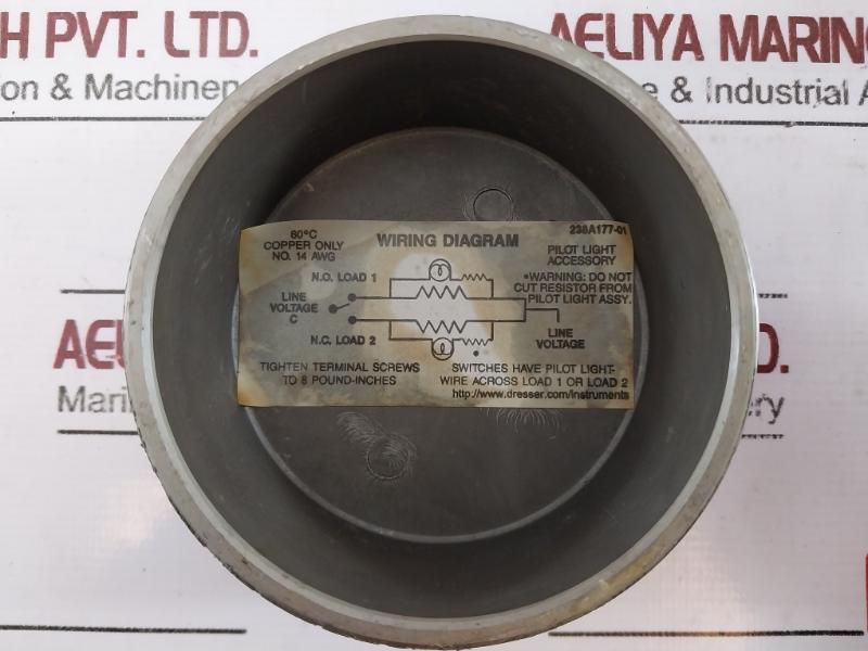 Ashcroft T761T05030-xfs Temperature Switch, 75-205°F, 15A 238A380-01