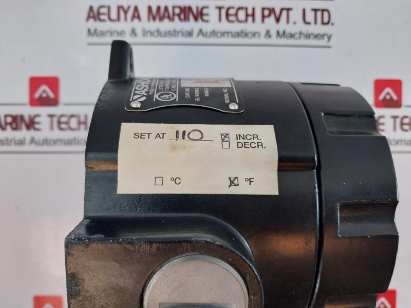 Ashcroft T761T05030-xfs Temperature Switch, 75-205°F, 15A 238A380-01