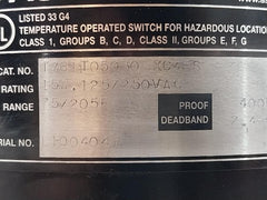 Ashcroft T761T05030 Xc4Fs Temp. Switch