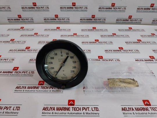 Ashcroft Receiver Gauge Bronze Tube Brass Socket -250 To 0 To 250°f