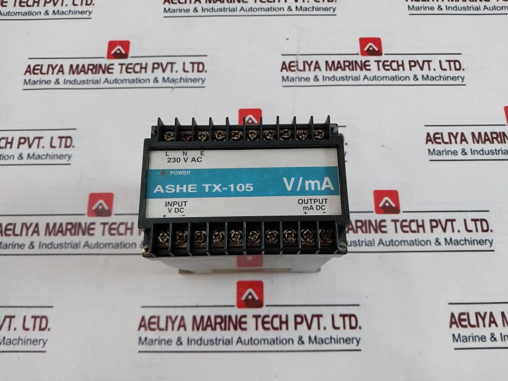 Ashe Controls TX-105 Signal Transducer 230Vac 50Hz