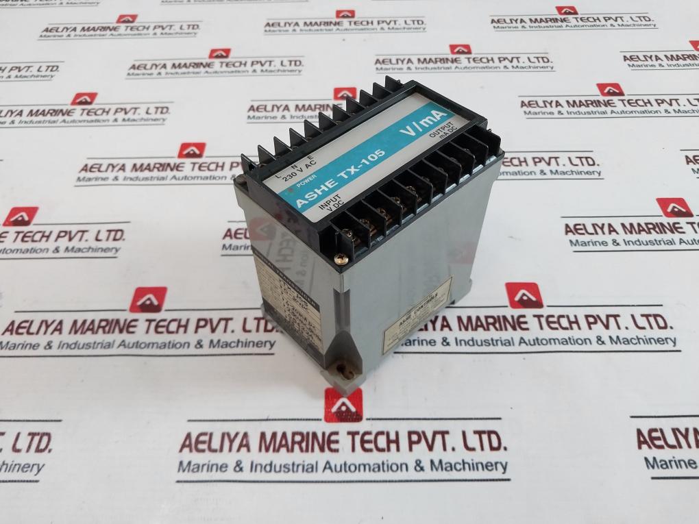 Ashe Controls TX-105 Signal Transducer 230Vac 50Hz