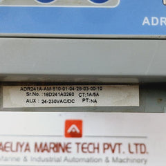 Ashida Adr241A Feeder Protection Relay 24-230Vac/Dc 1A/5A