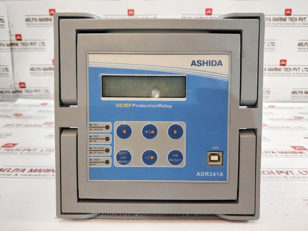 Ashida Adr241A Feeder Protection Relay 94V-0 4019 M-2
