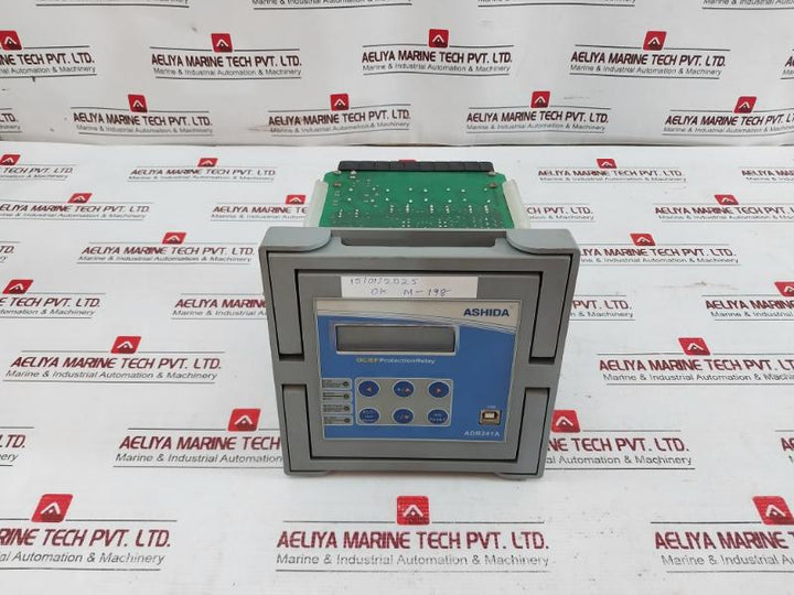 Ashida Adr241A Oc/Ef Feeder Protection Relay 24-230Vac/Dc 1A/5A