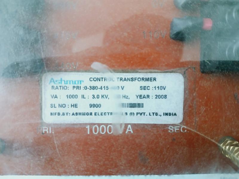 Ashmor 0-380-415-440V Control Transformer