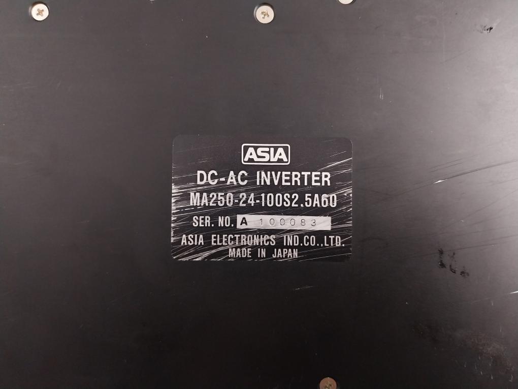 Asia Electronics Dc/Ac Inverter Ma250-24-100S2.5A60