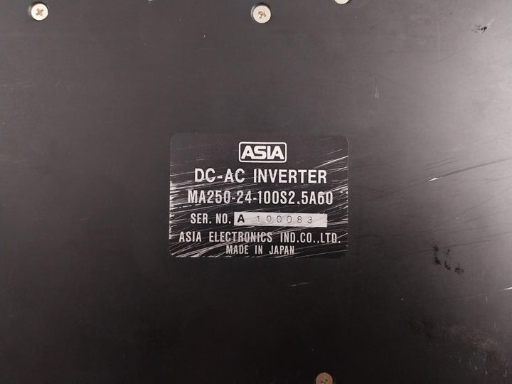 Asia Electronics Dc/Ac Inverter Ma250-24-100S2.5A60