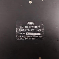 Asia Electronics Dc/Ac Inverter Ma250-24-100S2.5A60