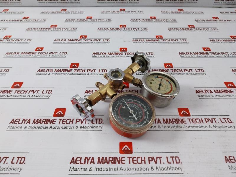 Asian First Cnp Pressure Gauge R-22 R-134A R-404A 0 To 500 Psi