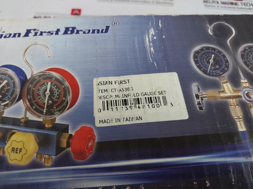 Asian First Ct-a536g Brass Manifold Gauge Set