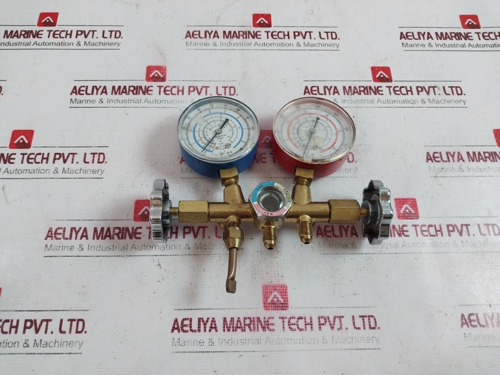 Asian First Ct-a536g Brass Manifold Gauge Set