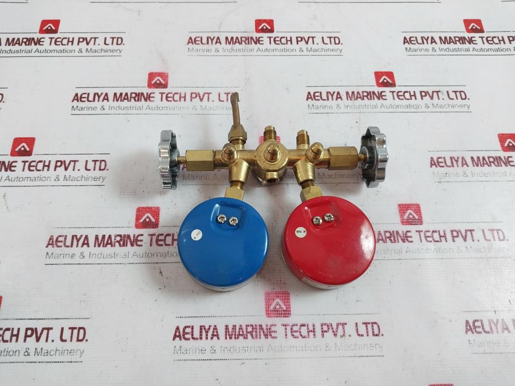 Asian First Ct-a536g Brass Manifold Gauge Set