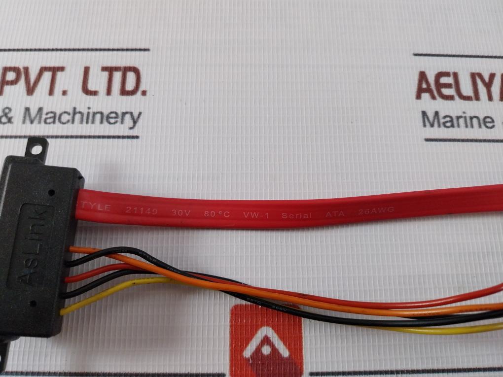 Aslink Style 21149 Sata Cable 30V 80˚C Vw-1 26 Awg