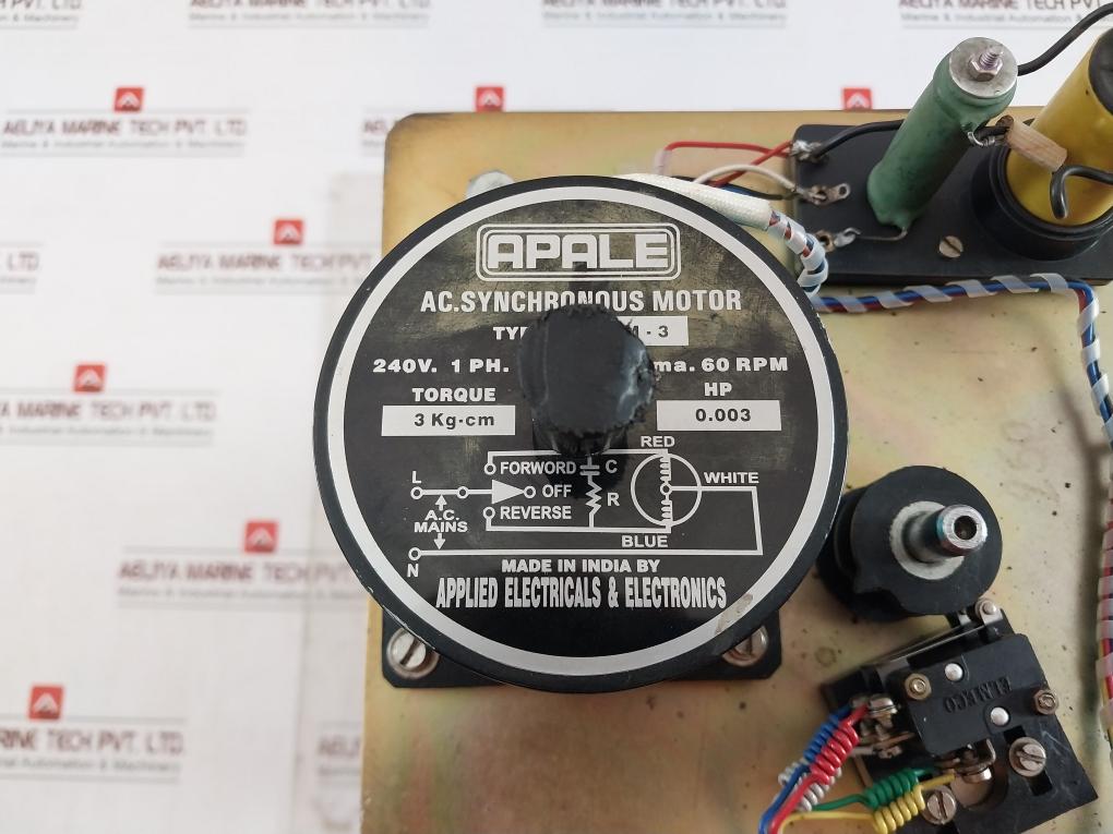 Asma Electricals 40Dj-1Pfm 1 Phase Variable Auto Transformer 240Vac 50Hz 60 Rpm