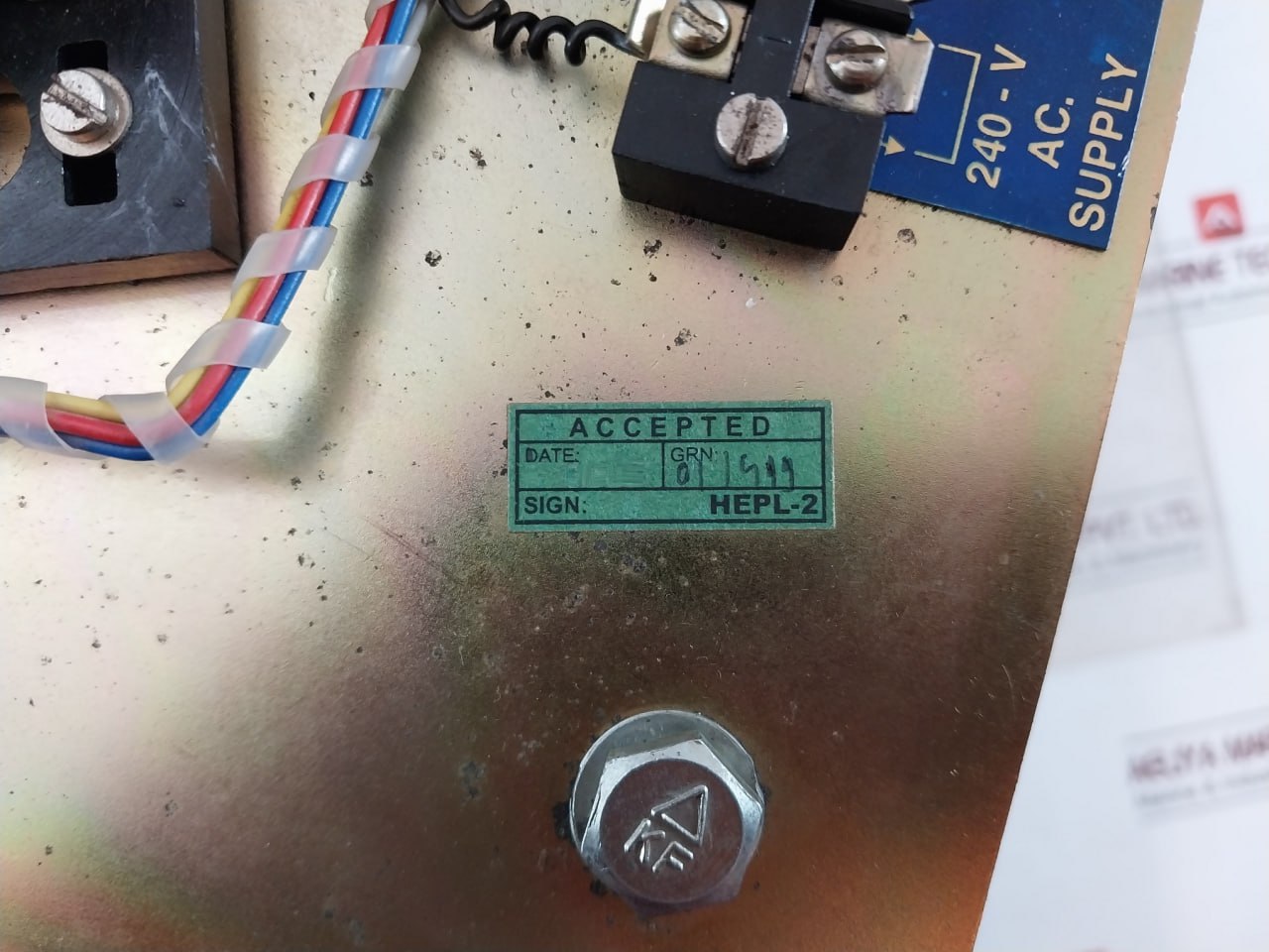 Asma Electricals 40Dj-1Pfm 1 Phase Variable Auto Transformer 240Vac 50Hz 60 Rpm