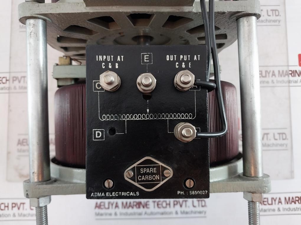 Asma Electricals 40Dj-1Pfm 1 Phase Variable Auto Transformer 240Vac 50Hz 60 Rpm
