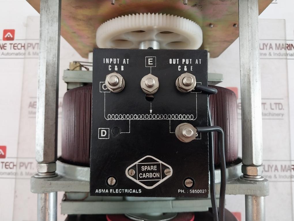 Asma Electricals 40Dj-1Pfm 1 Phase Variable Auto Transformer 240Vac 50Hz 60 Rpm