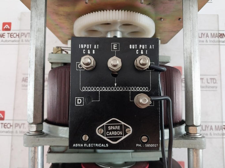 Asma Electricals 40Dj-1Pfm 1 Phase Variable Auto Transformer 240Vac 50Hz 60 Rpm