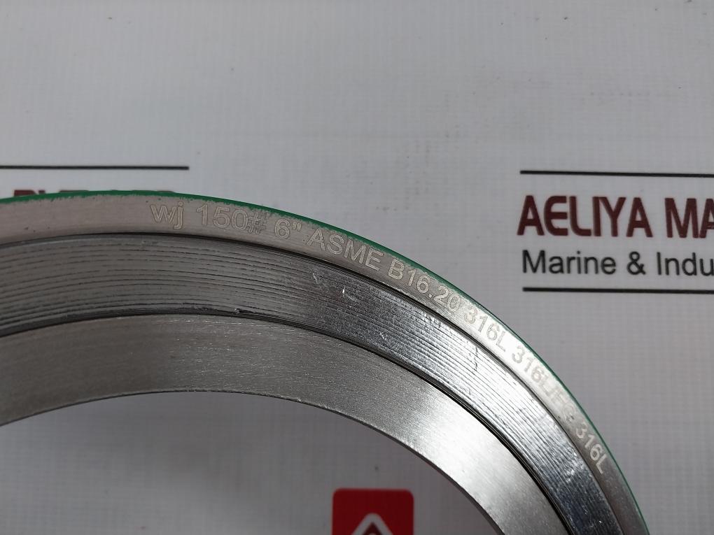Asme B16.20 Spiral Wound Gasket Wj 150# 6" Sup-24-p-085, 316L/316L+Fg/316L